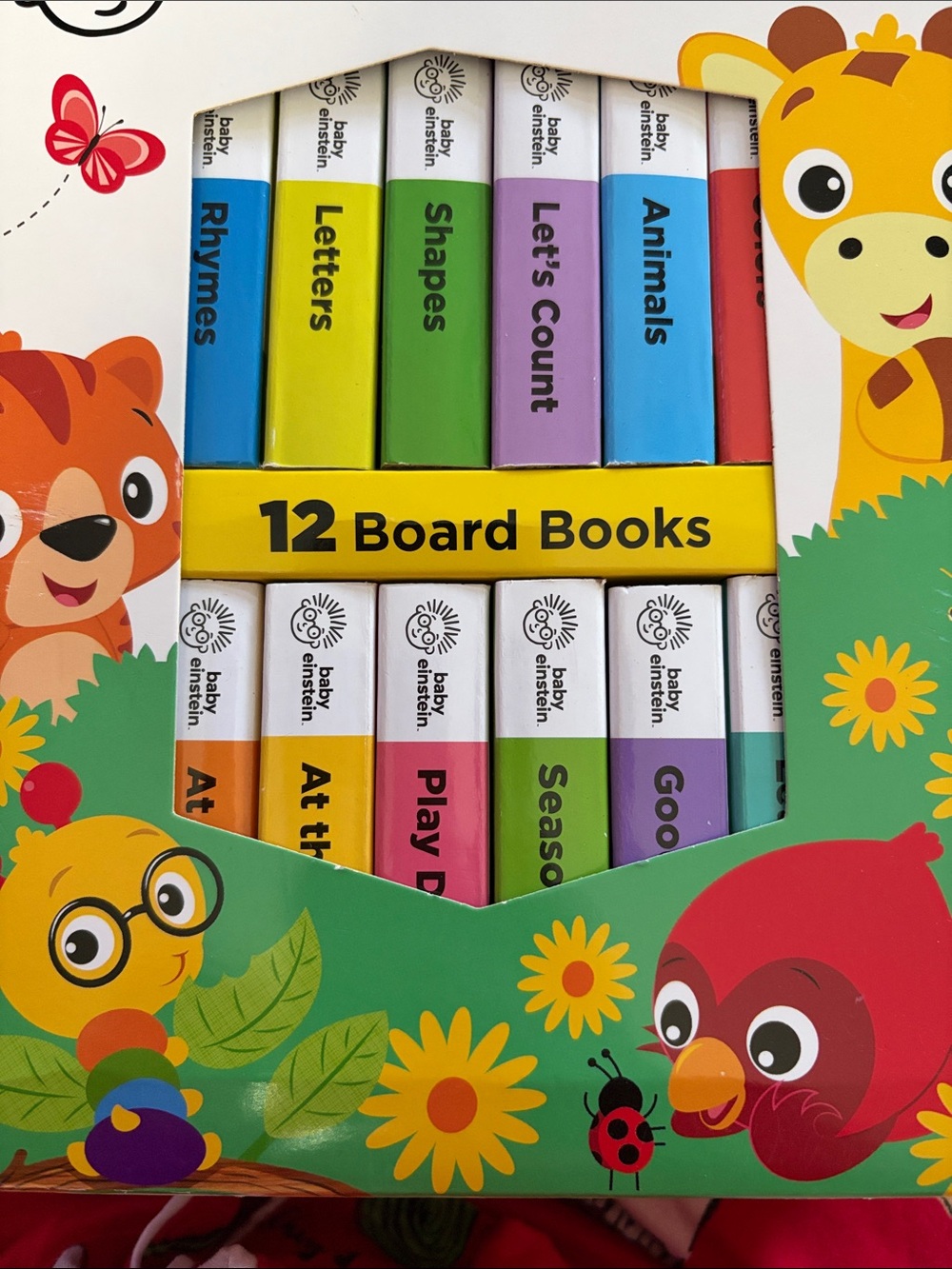 Baby Einstein 12-Book Board Books Set - GUC
